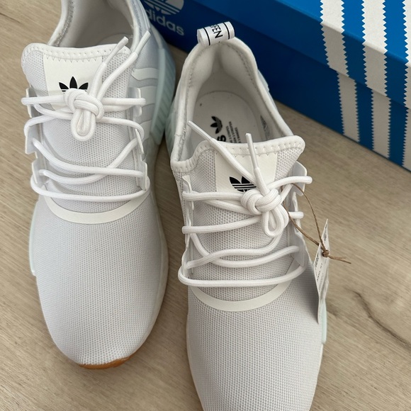 adidas nmd r1 prime blue cloud white gum shoes mens New 12 GZ9260 - Picture 2 of 11